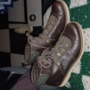 Timberland Lace-up. Women Boots. Anti-fatigue beautiful brown leather 7 Comfy